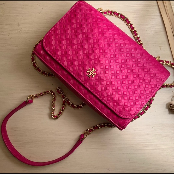 Tory Burch Marion Shrunken Crossbody NWOT - Picture 5 of 8